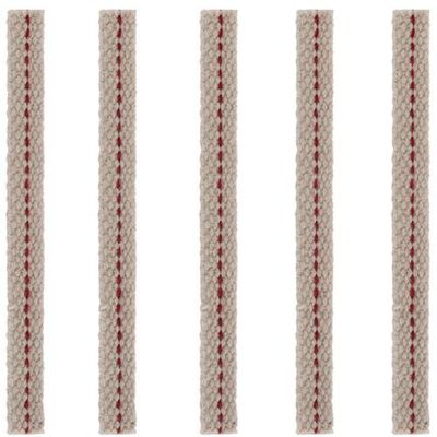 5-Pak - Veke til Parafin og Oljelampe 1x12 cm - Lampeveke