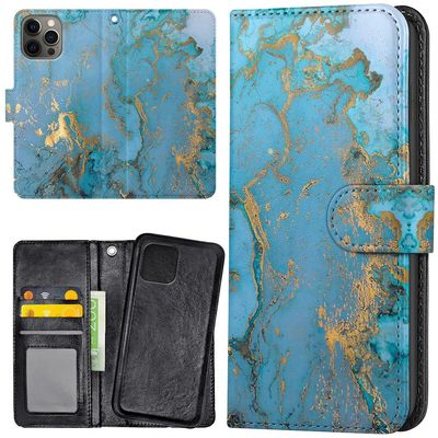 iPhone 14 Pro Max - Lommebok Deksel Marmor