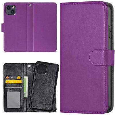 iPhone 14 - Lommebok Deksel Lilla