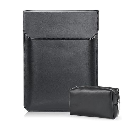 13,3" Laptop-kotelo / Laukku / Macbook - Nahka - Black