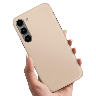 Deksel / Mobildeksel til Samsung Galaxy S23 - Beige