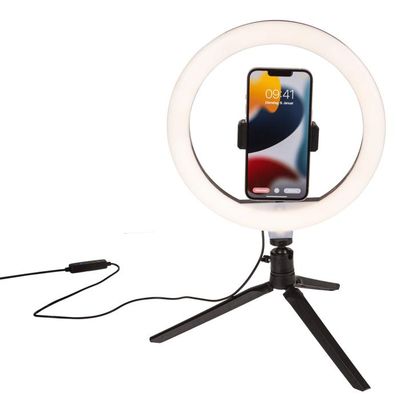 Selfie-lampe med Stativ til Mobil – LED