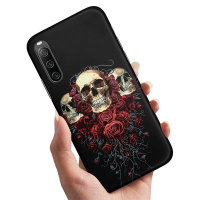 Cover / Mobilcover til Sony Xperia 10 IV - Skulls