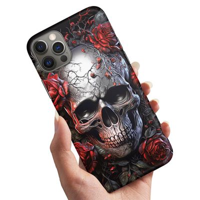 Deksel / Mobildeksel til iPhone 13 Pro Max - Skull Roses
