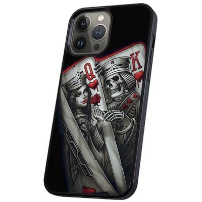 iPhone 13 Pro - Deksel/Mobildeksel King Queen Kortstokk