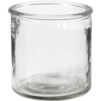 Ljusglas - H: 7,8 cm - dia. 7,8 cm - 6 st