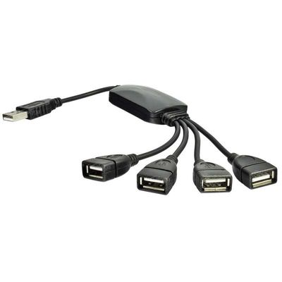 Keskitin USB-A - 4 x USB-A