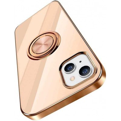 iPhone 13 elegantti ja iskunkestävä kotelo Flawless sormustelineellä