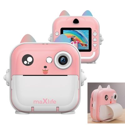 Digitalkamera til børn med termisk printer Bluetooth 4.0 Maxlife MXPC-100 Pink