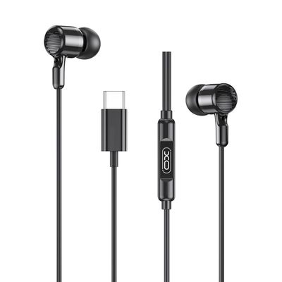 in-Ear USB-C Stereo Hovedtelefoner til Samsung / iPhone 15/16/17 og Mobil med USB-C Stik Sort