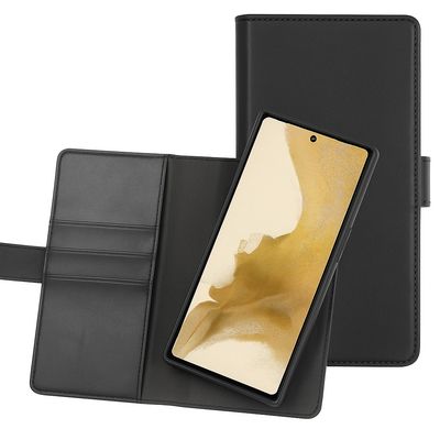 Google Pixel 9 / Pixel 9 Pro - Essentials Øko-læder 2-i-1 Aftageligt Pungcover Sort