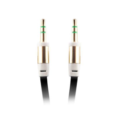 AUX Lydkabel med 3,5 mm stik - 1m
