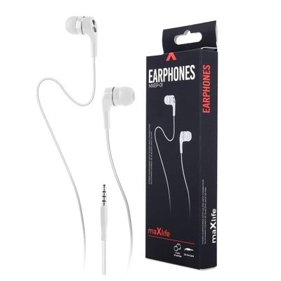 In-Ear Kablede Hovedtelefoner/Headset 3,5mm - Hvid