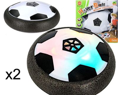 2-pack Air Power Hover ball inomhus fotboll med LED-ljus Svävande fotboll