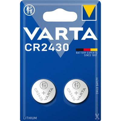 CR2430 3V Lithium Knapcelle batteri 2-pak