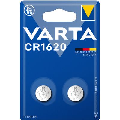 CR1620 3V Lithium Knapcelle batteri 2-pak
