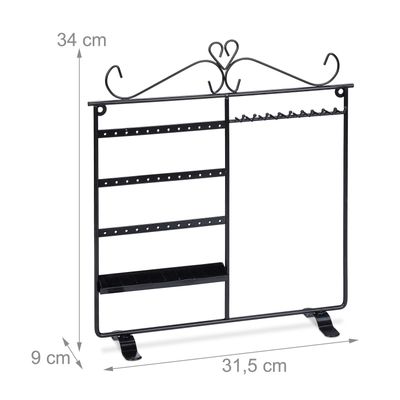 Smyckeshållare för halsband och örhängen