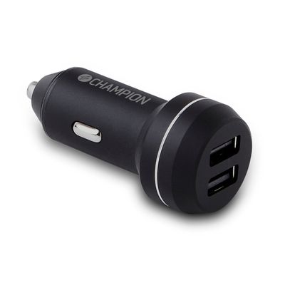 Billader 24W 2-Port Sort