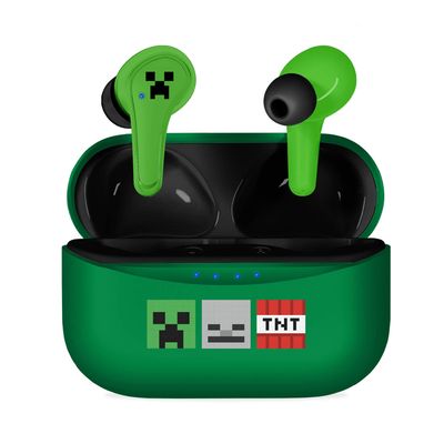 MINECRAFT Hovedtelefon Grøn In-Ear TWS