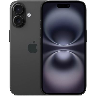 iPhone 16, 128 GB, svart, 6,1" Super Retina Display