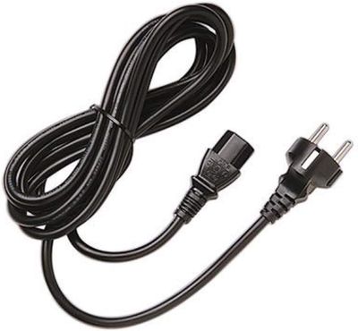 Strömkabel PC 1.8m - Svart