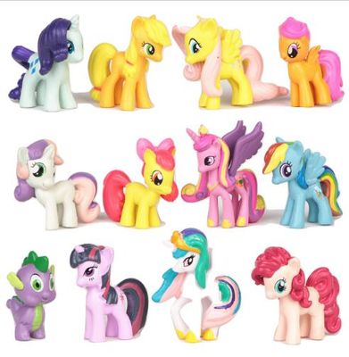 12st My Little Pony Figurer