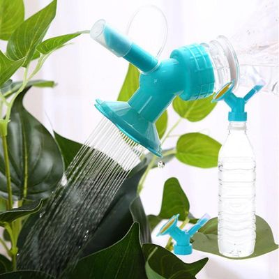 2 i 1 plastsprinklermundstykke til blomstervanderflaske