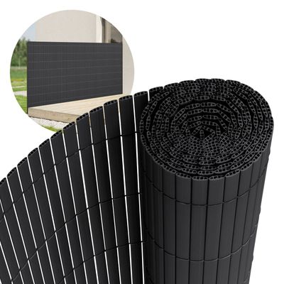 Privacy screen mat 100x1000 cm Privacy screen hegn Windbreak altanafskærmning PVC antracit UV-resistent