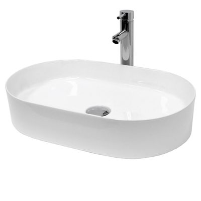 Keramisk vask forfængelighed køkkenbordet håndvask bassin håndvask 605 x 380 mm
