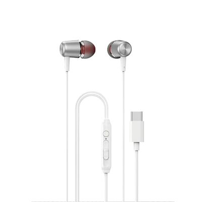 Dudao X1PROT In-Ear-kuulokkeet, liitetty USB-C-kaapeli 1,2 m - Valkoinen