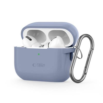 Tech-Protect Apple Airpods Pro 1/2 Skal Silikon Hook - Himmelsblå