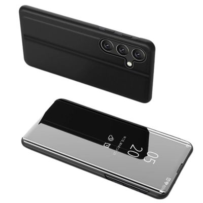 Galaxy S25 Plus Etui Clear View - Sort