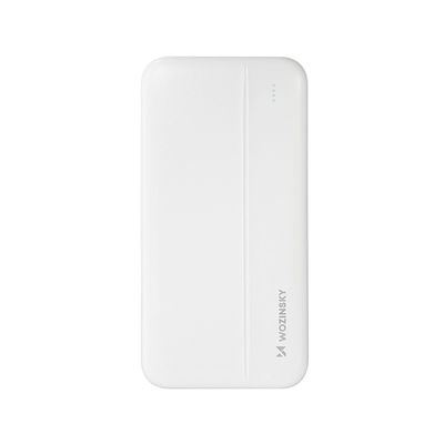 Wozinsky Powerbank 10000mAh Li-Po 2xUSB-A - Hvid