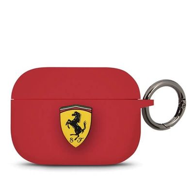 Ferrari Track Pu Carbon Skal Airpods 3 - Röd