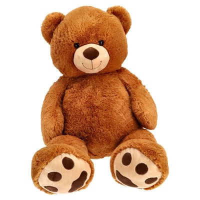 Plushiez Pehmolelu Istuva Karhu 120 cm Ruskea