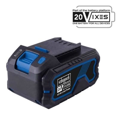 4,0 Ah 20 V-batteri - universalbatteri för SCHEPPACH 20 V IXES-serien
