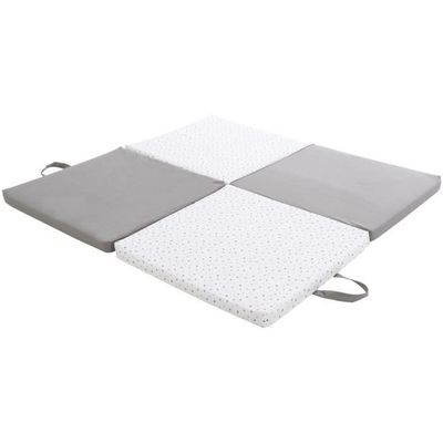 Lekmatta - CANDIDE - 3-i-1 Evolutionär - Grå / Stjärnor