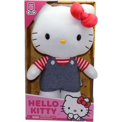 Pehmolelu - GPTOYS - HELLO KITTY - HKT133 - Farkunsininen malli - 30 cm - 3-vuotiaille ja vanhemmille