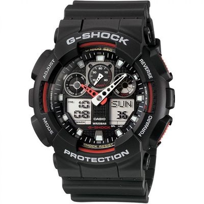 CASIO G-Shock GA-100-1A4ER Quartzklocka