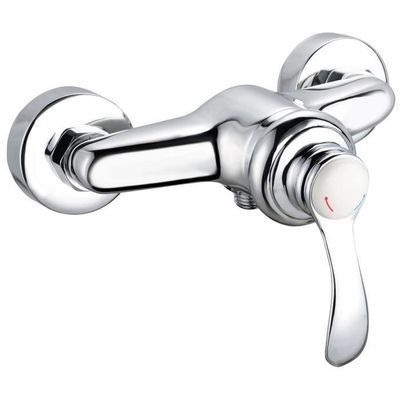 Brusearmatur - ROUSSEAU - BYRON - keramisk patron - messing - krom