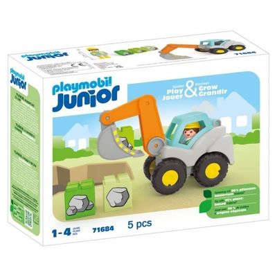 PLAYMOBIL Junior 71684 Gravemaskine, Til babyer, Fra 12 måneder