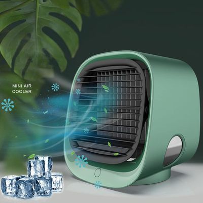 Moderne Mini Air Cooler USB AC / Fan luftfugter - Grøn