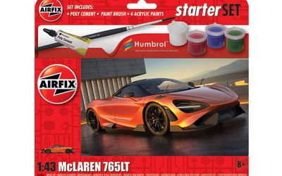 Airfix A55006 Automallin Aloitussarja McLaren 765 1:43