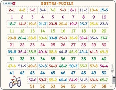 Vähennyspalapeli, Subtra-Puzzle - Larsen