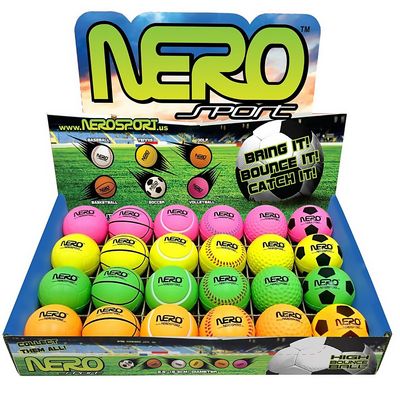 Sport Me Nero Bounce Ball High Bounce, 6,3 cm
