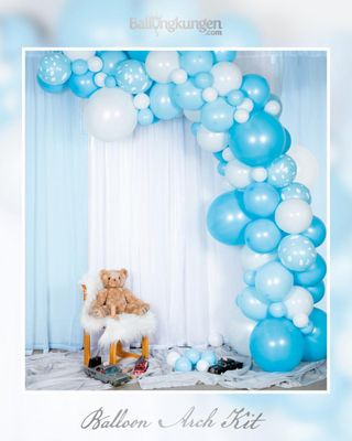 Ballon Arch Baby Blue - Ballonkongen