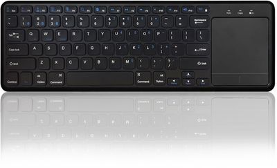 NÖRDIC trådløst 2.4G-tastatur med berøringsplate 78 taster IOS Android Windows US-layout