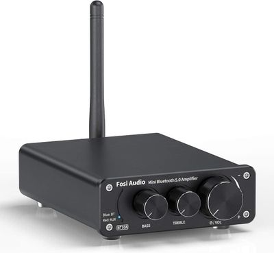 Fosi Audio BT10A Bluetooth 5.0 Stereo Audio Amplifier Receiver 2 Channel Class D Hi-Fi integreret forstærker til passive hjemmehøjttalere 50W x 2 TPA3