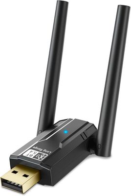 NÖRDIC USB-A langtrækkende Bluetooth 5.4 adapter med 150 meter rækkevidde
