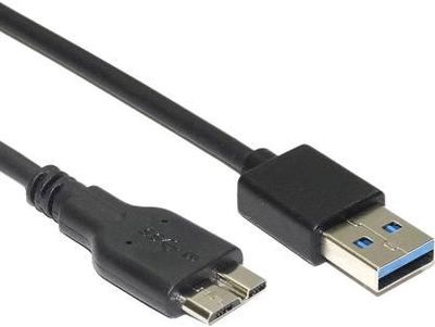 NÖRDIC USB 3.1 Kabel USB A til USB Micro B 1M Black